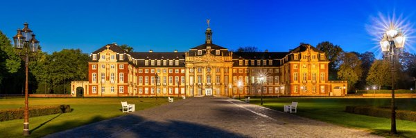 Schloss Münster - Tag und Nacht | Wandbild