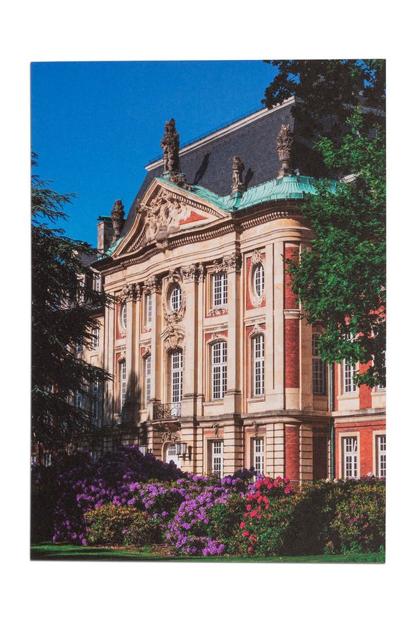 Münster Schloss von hinten | Postkarte